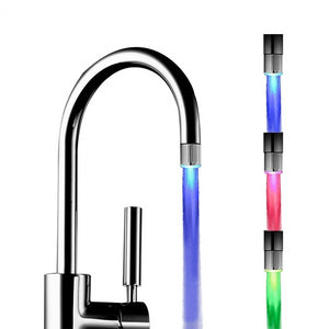 LED Faucet Light Tap Nozzle RGB Color Blinking Temperature